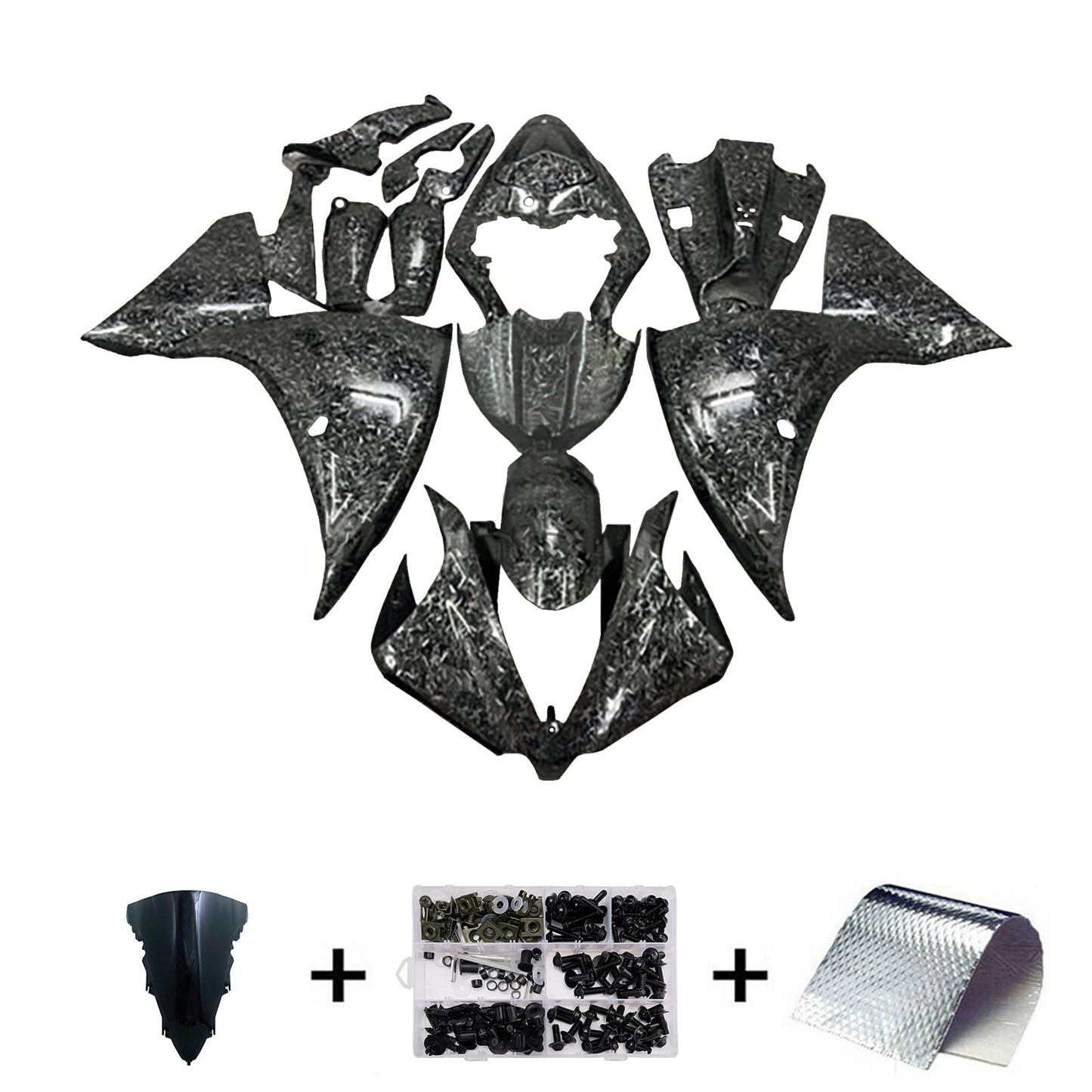 Injection Fairing Kit Bodywork Plastic ABS For Yamaha YZFR1 YZF-R1 2012-2014