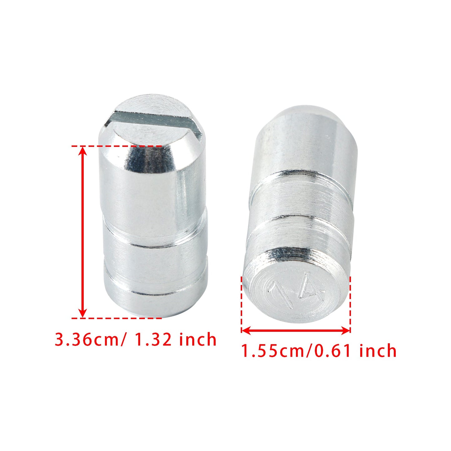 2PCS 37936 0.014" Offset 1.328" L Bellhousing Dowel Pin
