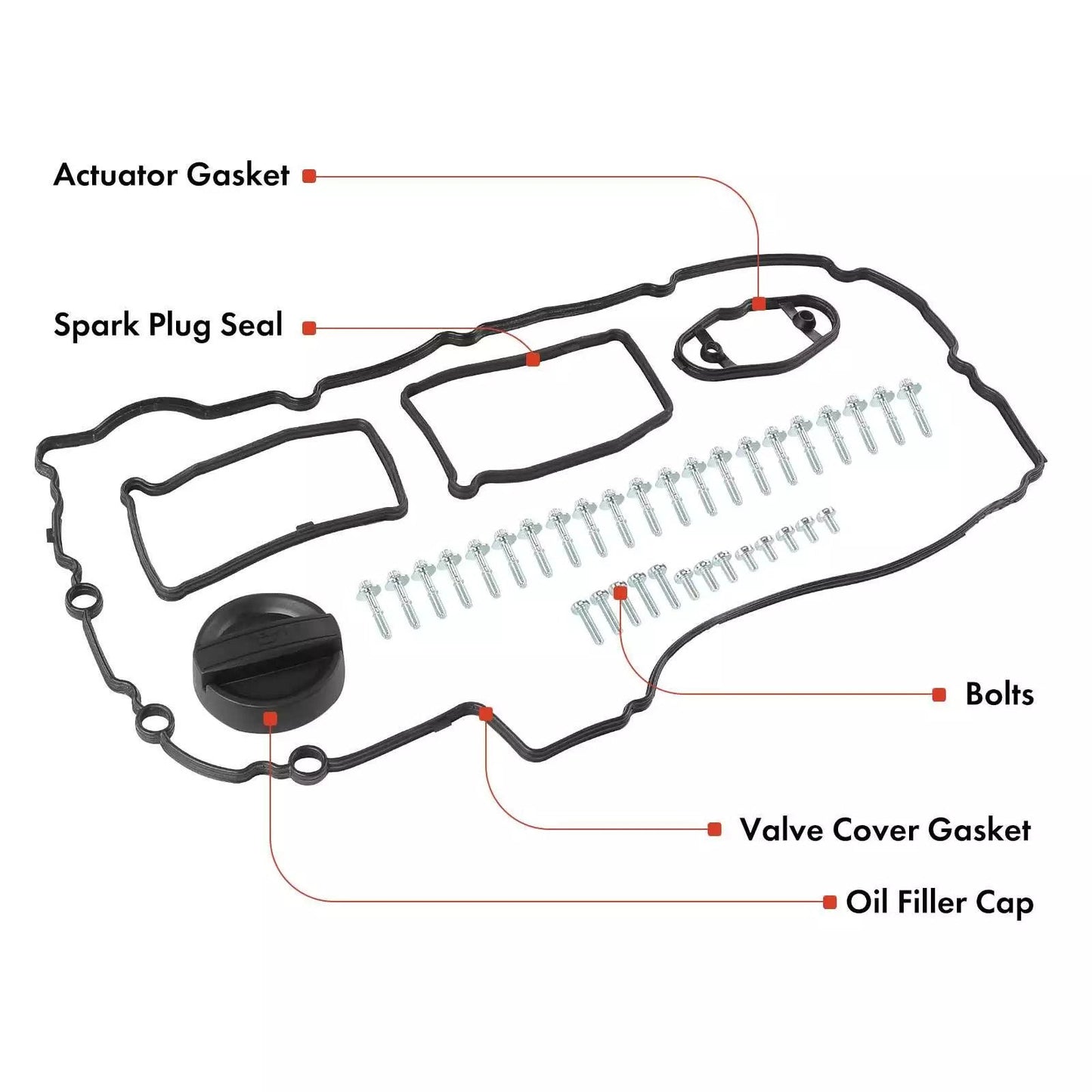 BMW N20 F10 F25 320i 328i 528i X3 X5 2.0L Engine Valve Cover 11127588412