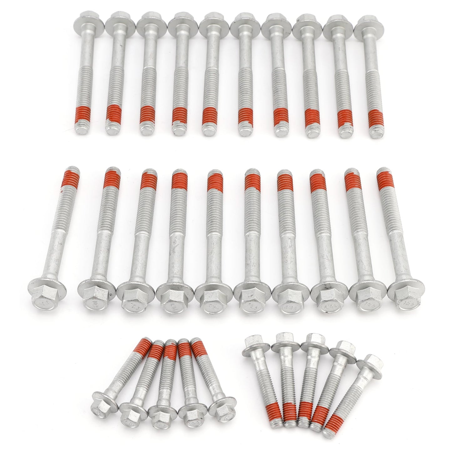 2012-2008 For Chevrolet GM V8 6195cc 6.2L 30PCS Cylinder Head Bolts ES72390
