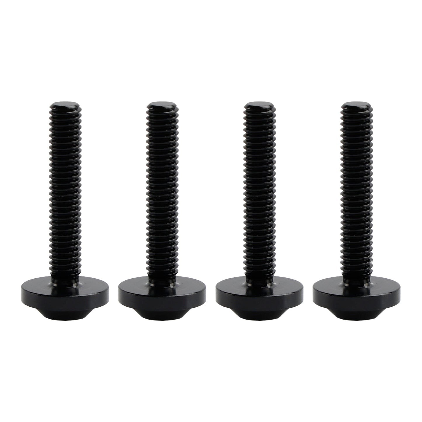 4x ALU Black Decorative Windshield Screws For Road Glide FLTR FLTRX 2015-2023