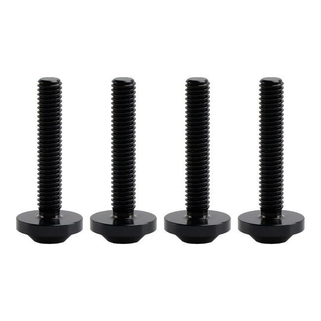 4x ALU Black Decorative Windshield Screws For Road Glide FLTR FLTRX 2015-2023