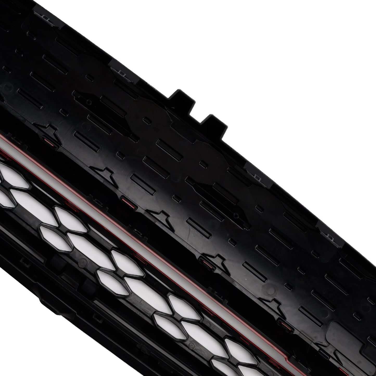 GP-Style Gloss Black Red Trim Front Grille Fit Mini Cooper F55 F56 F57 2014-2021