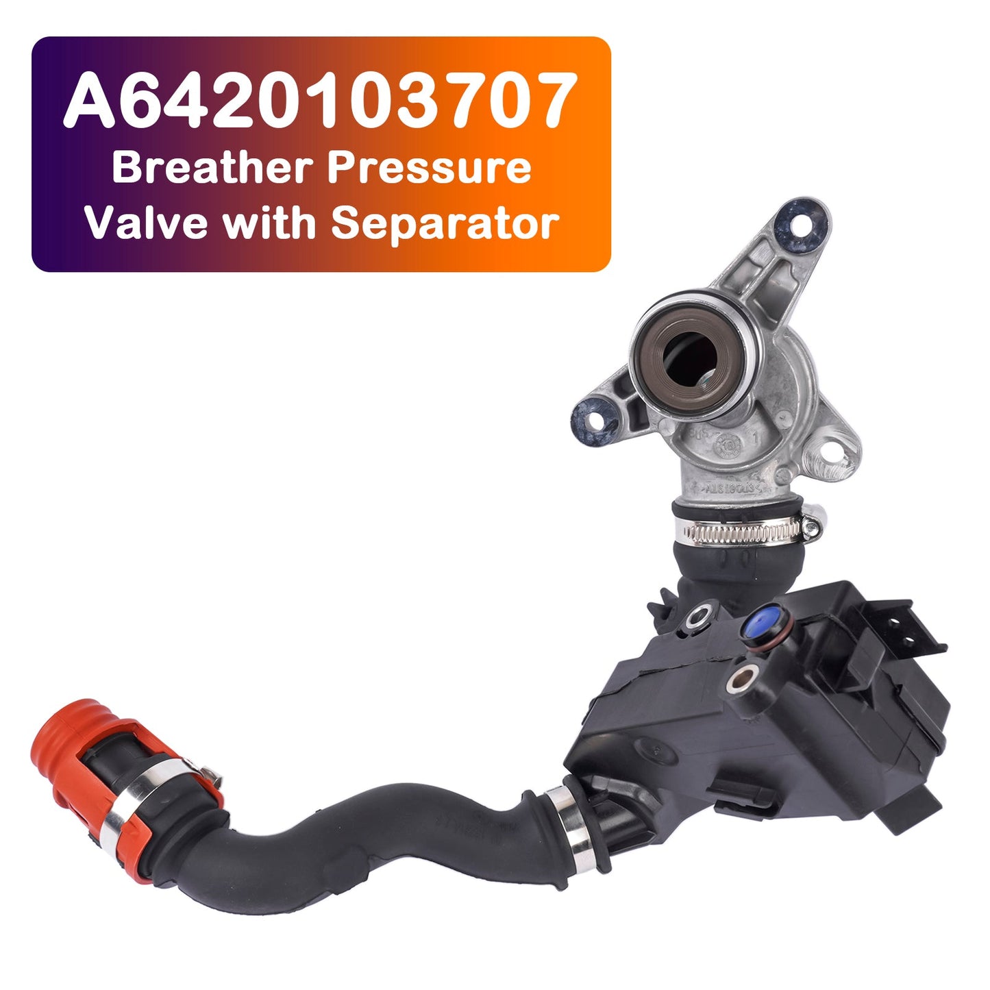 2013-2017 Mercedes-Benz S-Class Diesel Saloon S 350 Breather Pressure Valve with Separator M642 Engine A6420103707