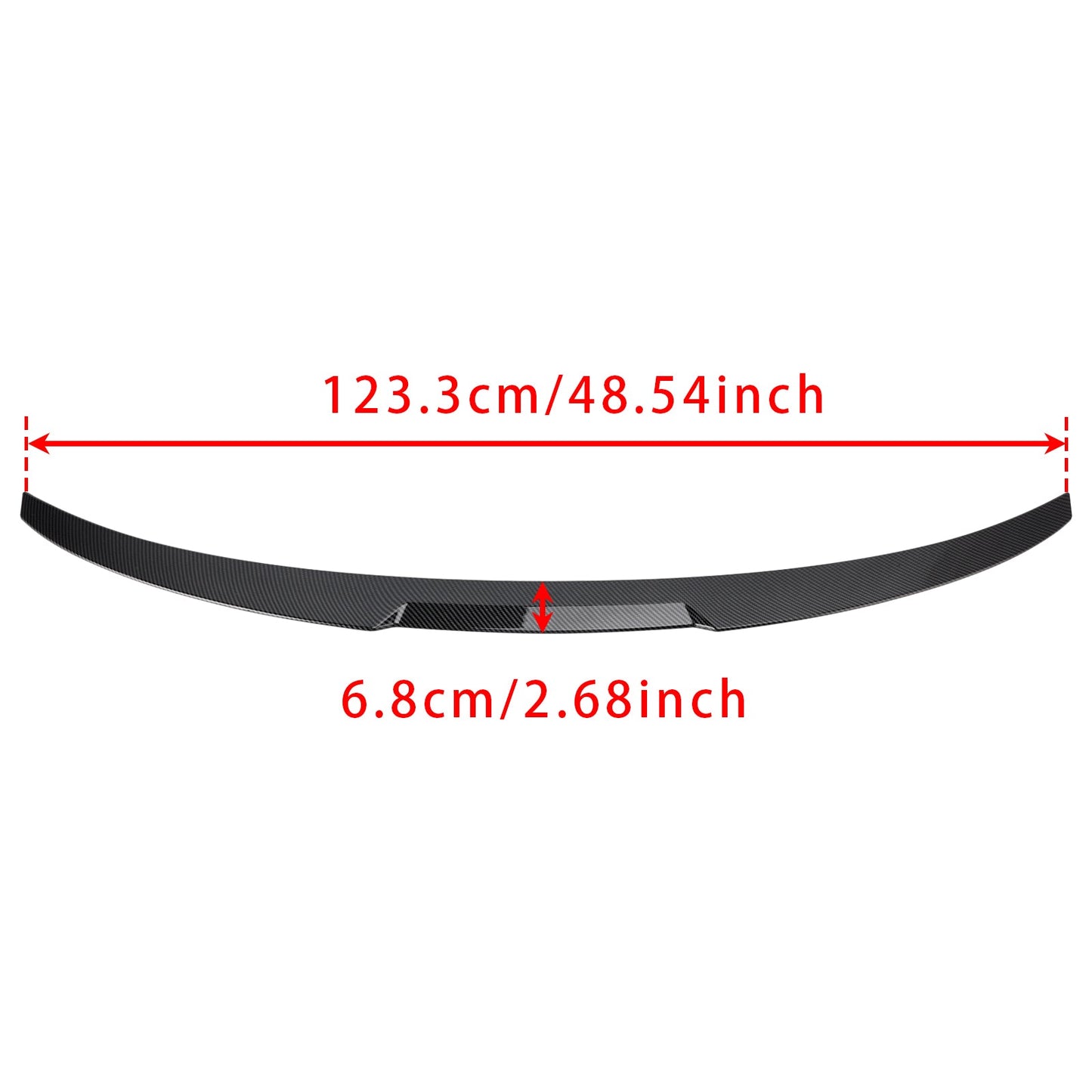 2020-2024 BMW G83 M4 Convertible Carbon Fiber Look Rear Spoiler
