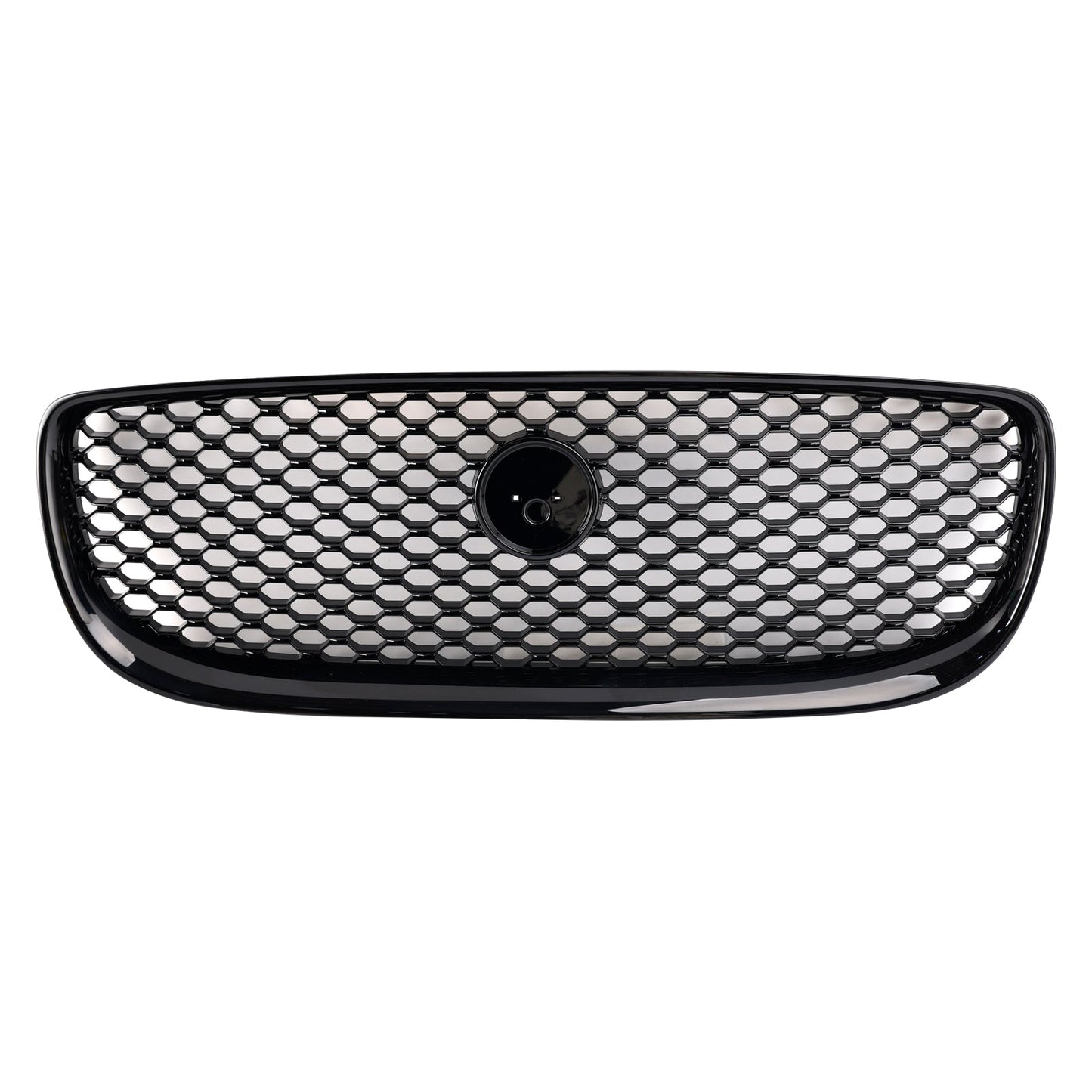 Gloss Black Honeycomb Front Bumper Grille Grill Fit Jaguar XE 2015-2018