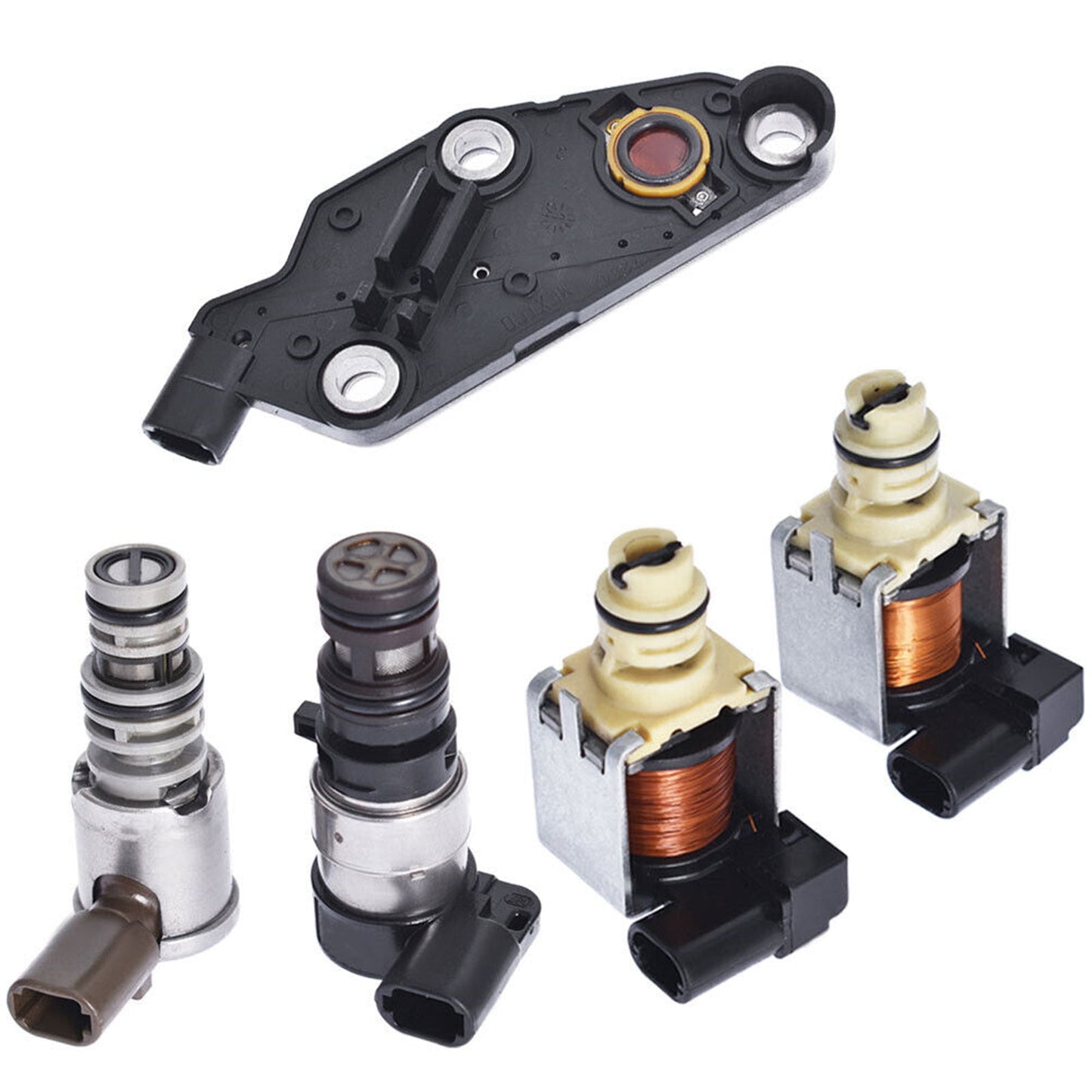 2006-2011 Lucerne V6 3.8L 3.9L 4 Spd FWD 4T65E Transmission Solenoid Kit TCC 2 Shift EPC Switch