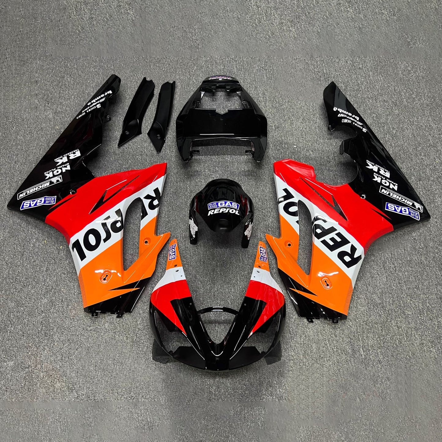 2006-2008 Triumph Daytona 675 Injection Fairing Kit Bodywork Plastic ABS