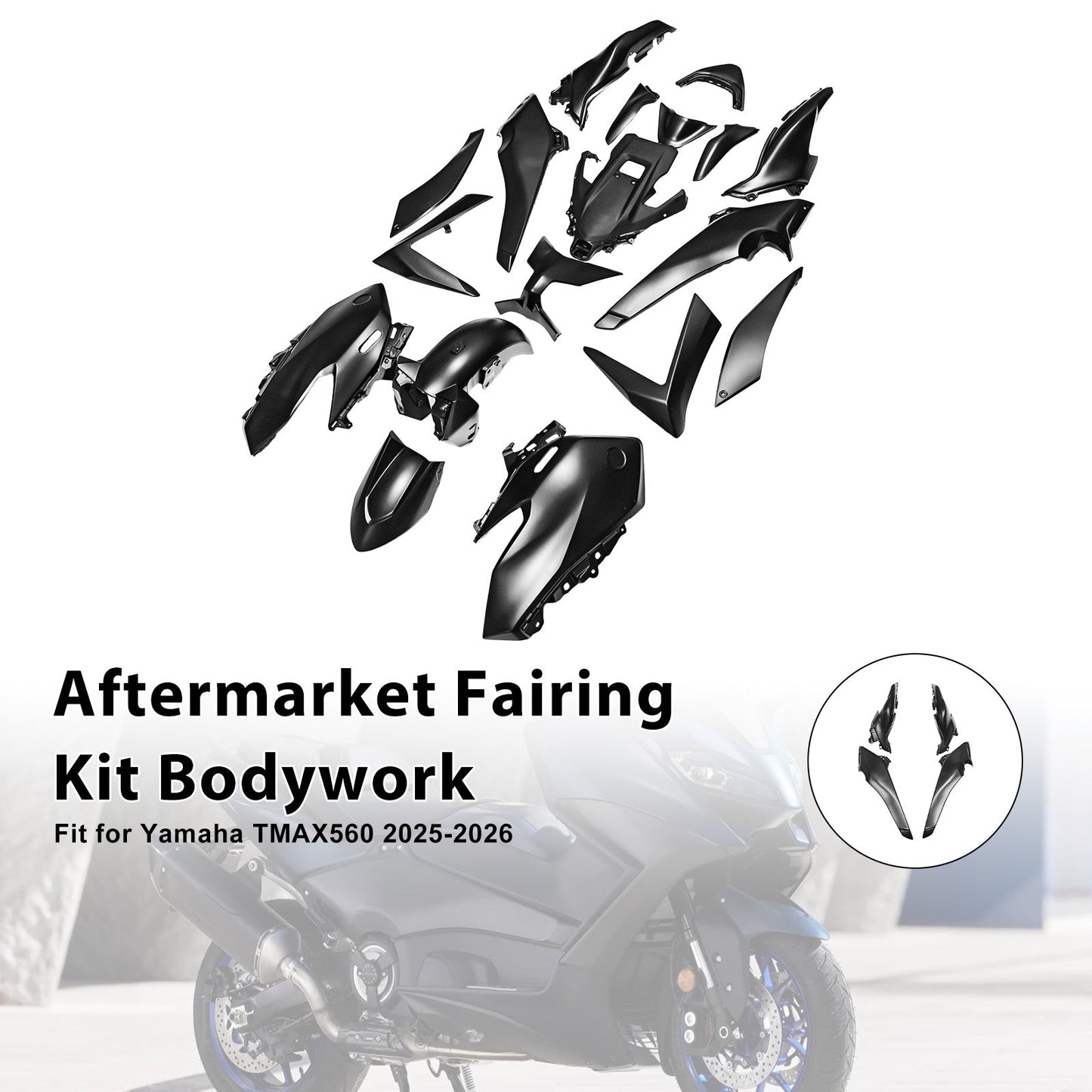 2025-2026 for Yamaha TMAX560 Injection Bodywork Fairing Kit
