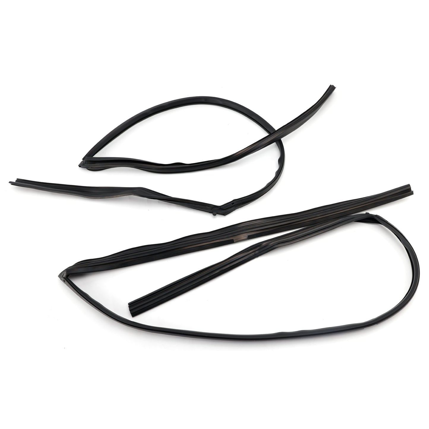 1996-2000 HONDA CIVIC EK4 EK9 2D 3D 2PCS Front Door Glass Run Channel