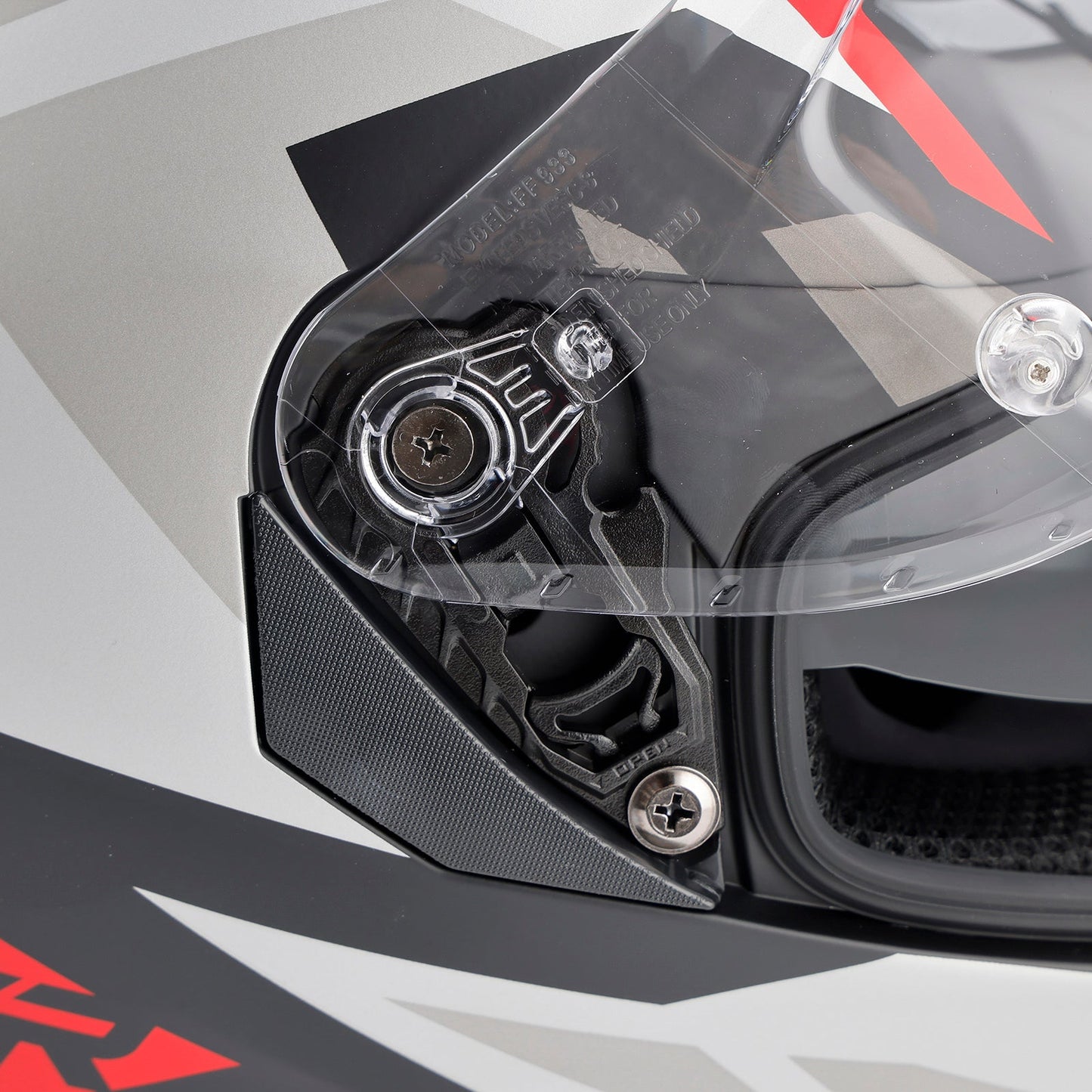 DOT Motorcycle Helmet Adult Street Full Face Red Black