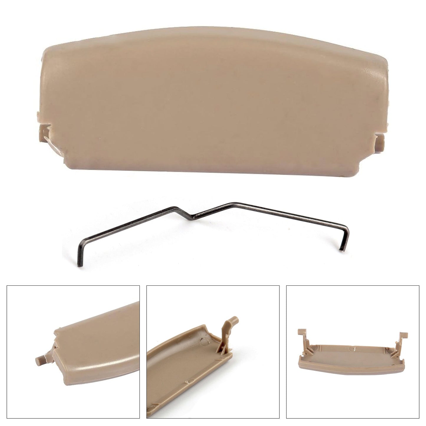 2001-2008 Audi A4 B6 B7 Beige Console Center Armrest Lid Latch 8E0864245E