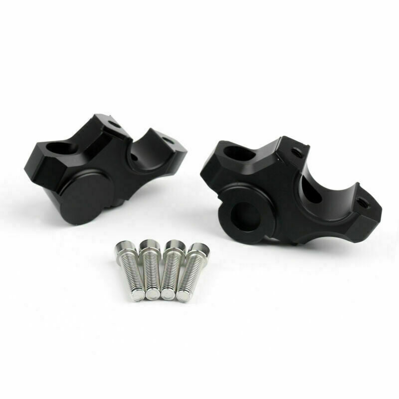 2012-2016 Yamaha XSR9 15mm Riser Handlebar Higher Extend Adapter XSR900 Black