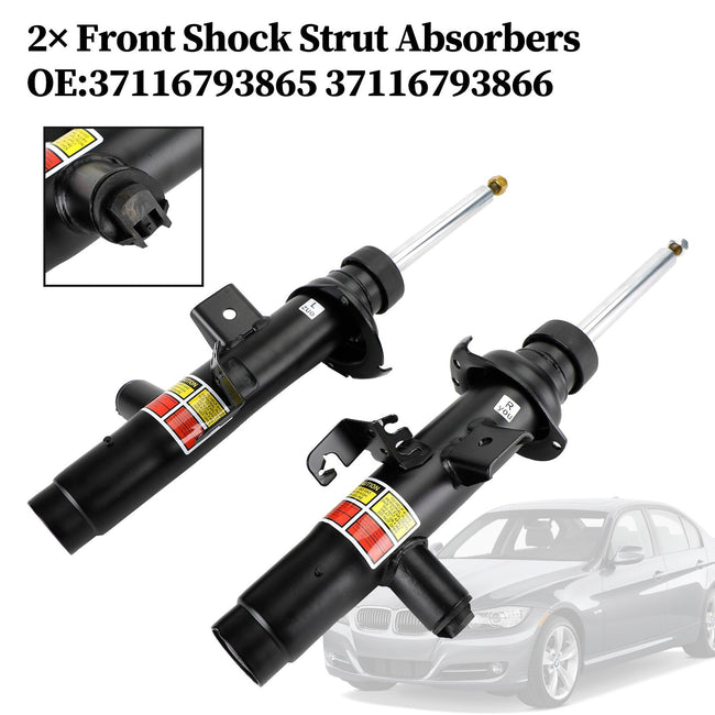 2016-2018 BMW 340I 2× Front Shock Strut Absorbers 37116793865 37116793866