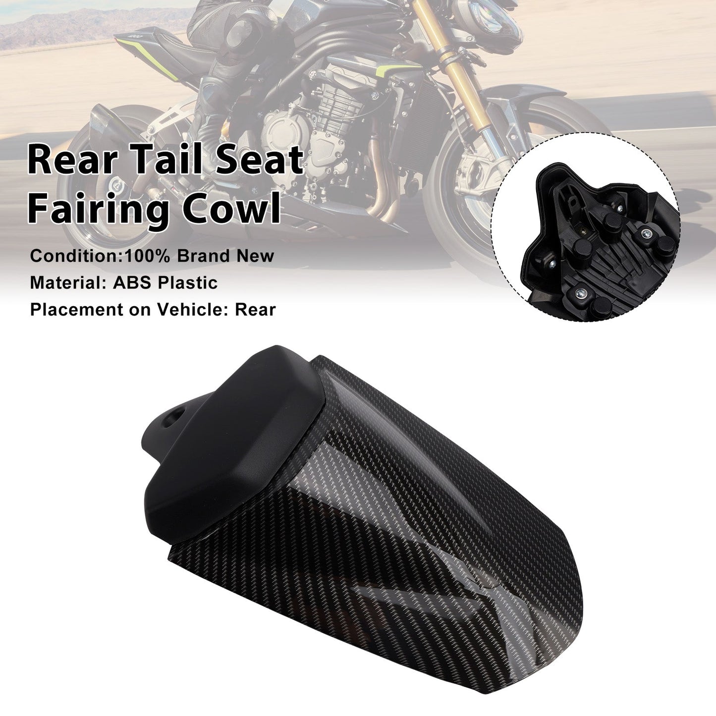 2025-2026 For Speed Triple 1200 RS Rear Tail Seat Fairing Cowl Cover