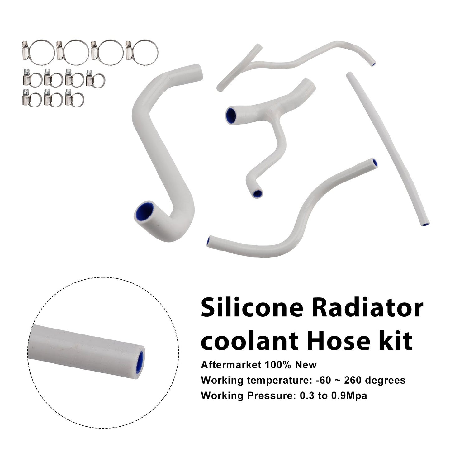 2022-2025 Aprilia Tuareg 660 Silicone Radiator coolant Hose