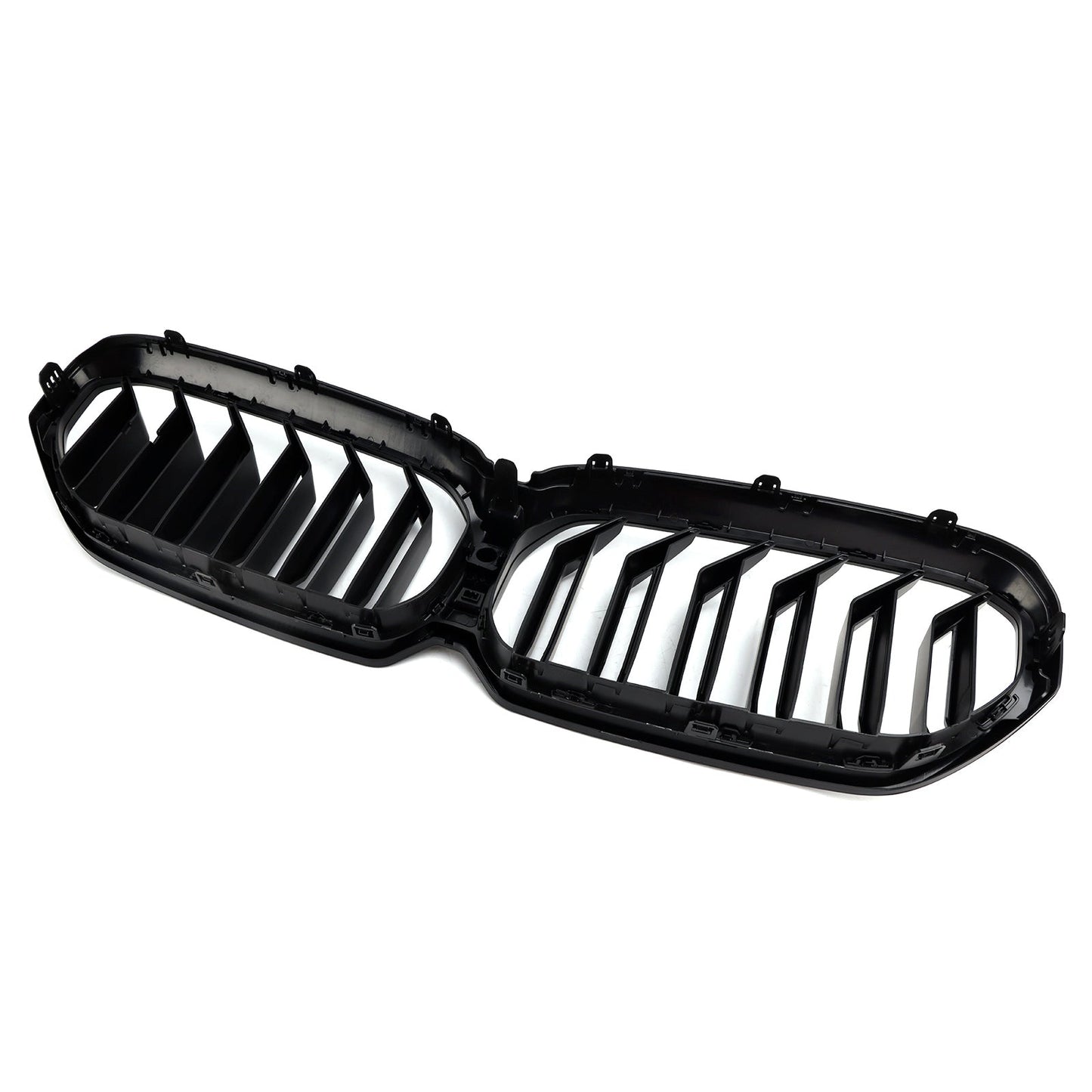 2021-2024 BMW G30 G31 LCI Matte Black Dual Slats Front Kidney Grille