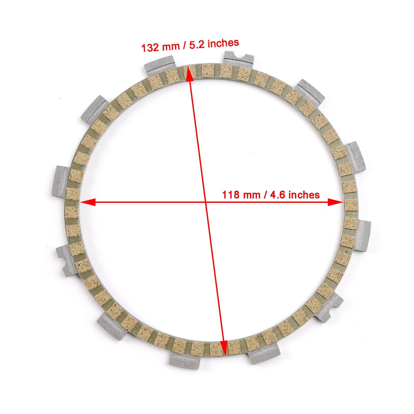 Clutch Friction Plate Kit for Suzuki GSXR1000 K7/K8 2005-08 GSX-S1000 2018-2021