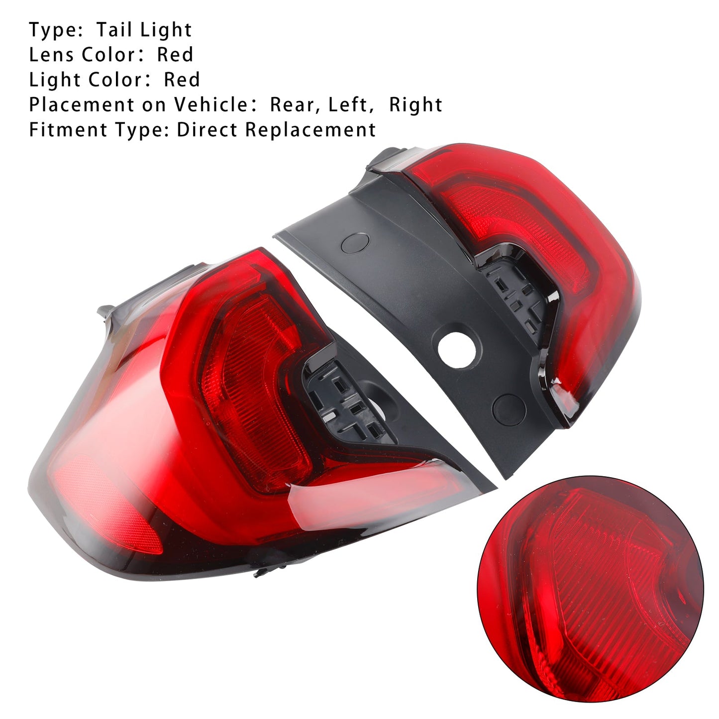 2018-2021 GMC Terrain SLE / SLT Left+Right LED Tail Light Lamp GM2804135 5135