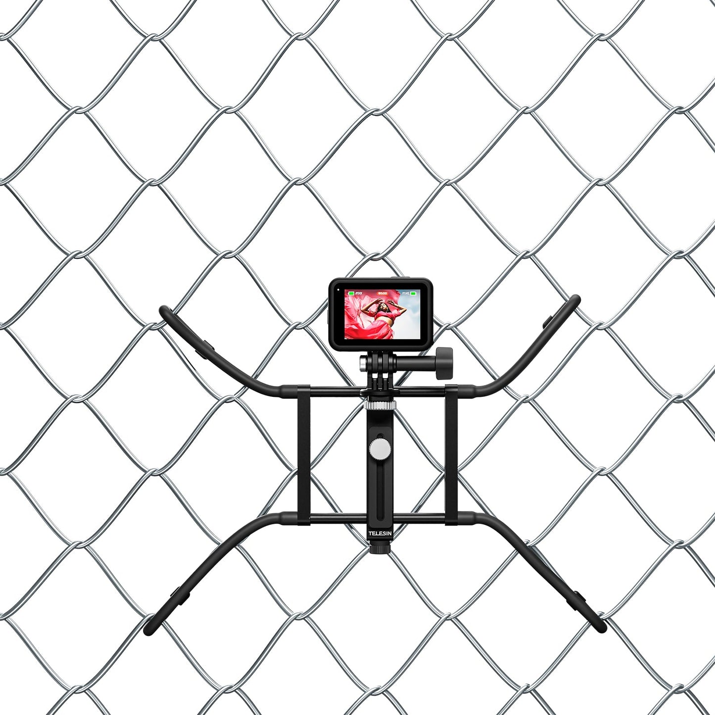 Baseball Tennis Live Broadcast Hanging Net Bracket Stand for GoPro DJI Action4