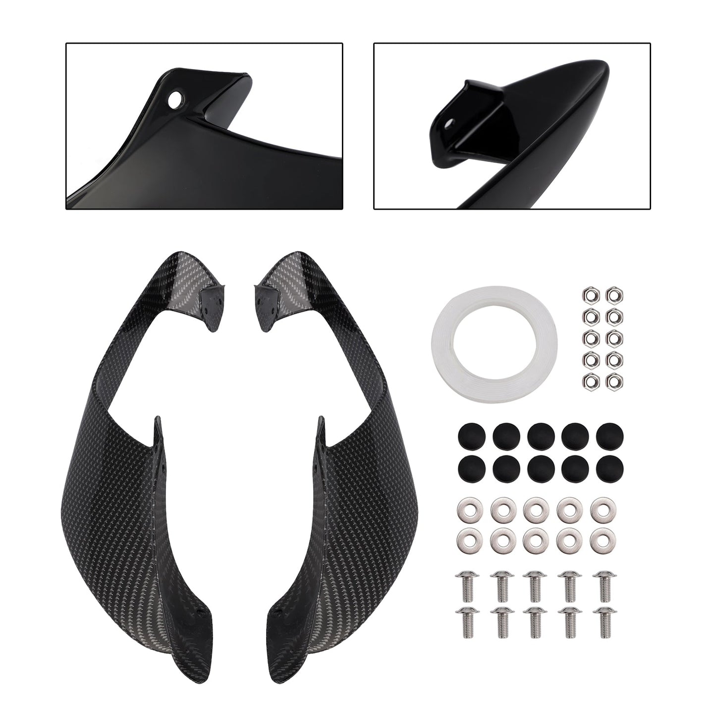 2021-2024 Yamaha YZF R1 R1M Front Side Winglets Wings Spoiler Fairing