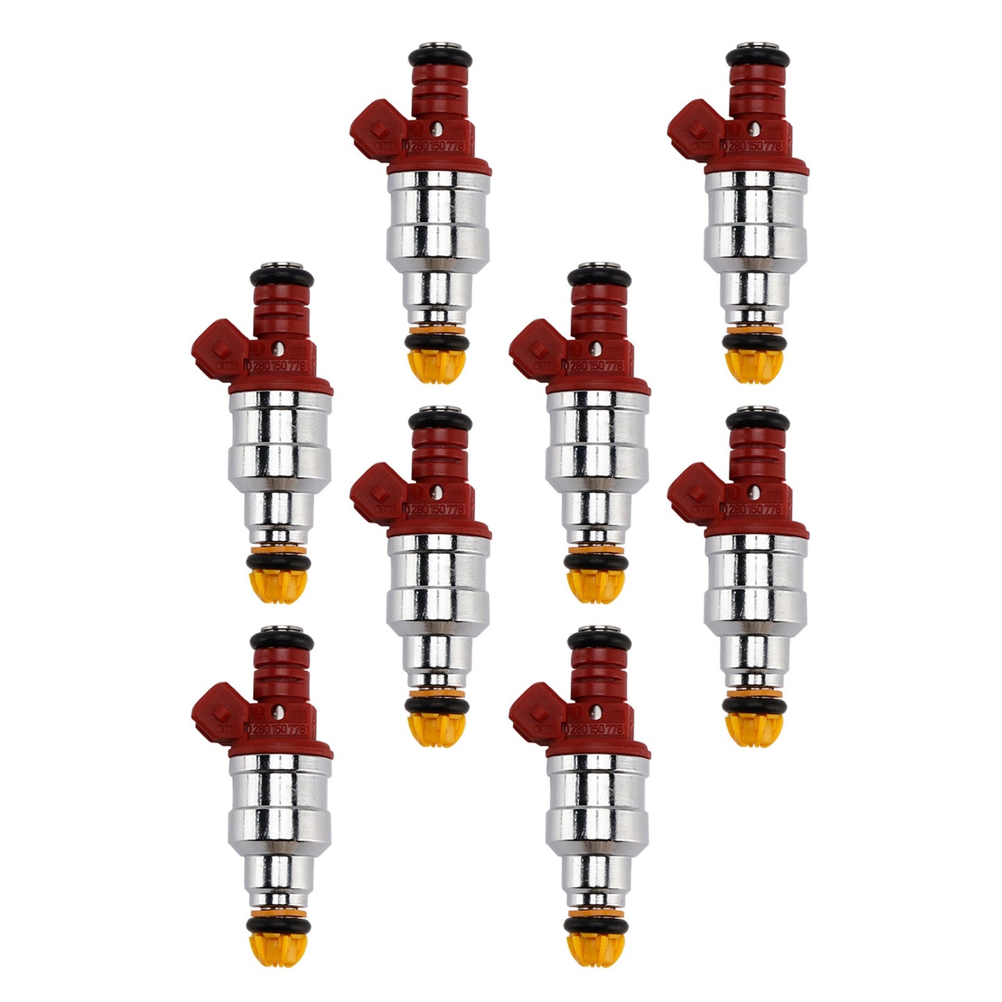 1996-1998 BMW 740il 840ci 4.4L V8 0280150778 8PCS Fuel Injector