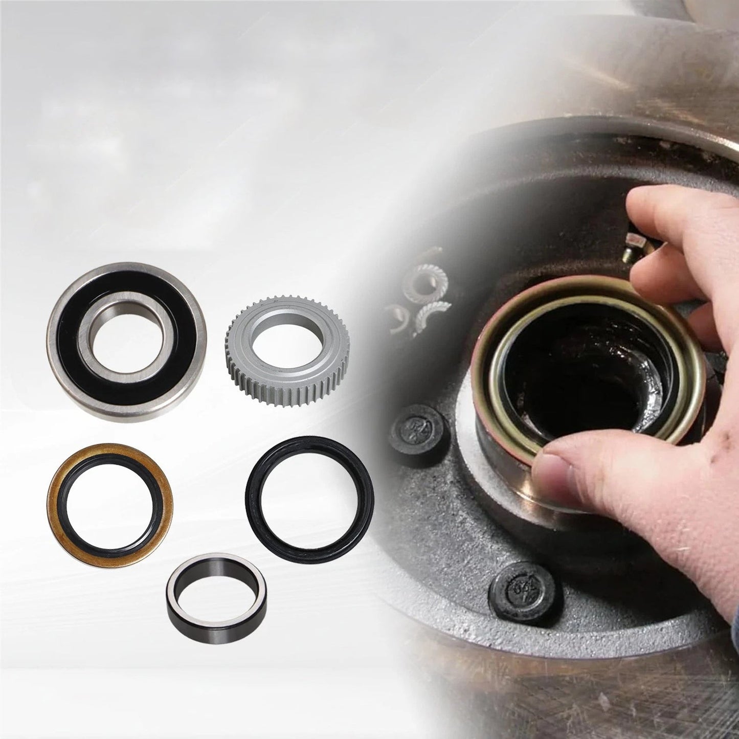Rear Axle Shaft Bearing& Seal Kit 90363-40068 For Toyota Tacoma Tundra 4Runner