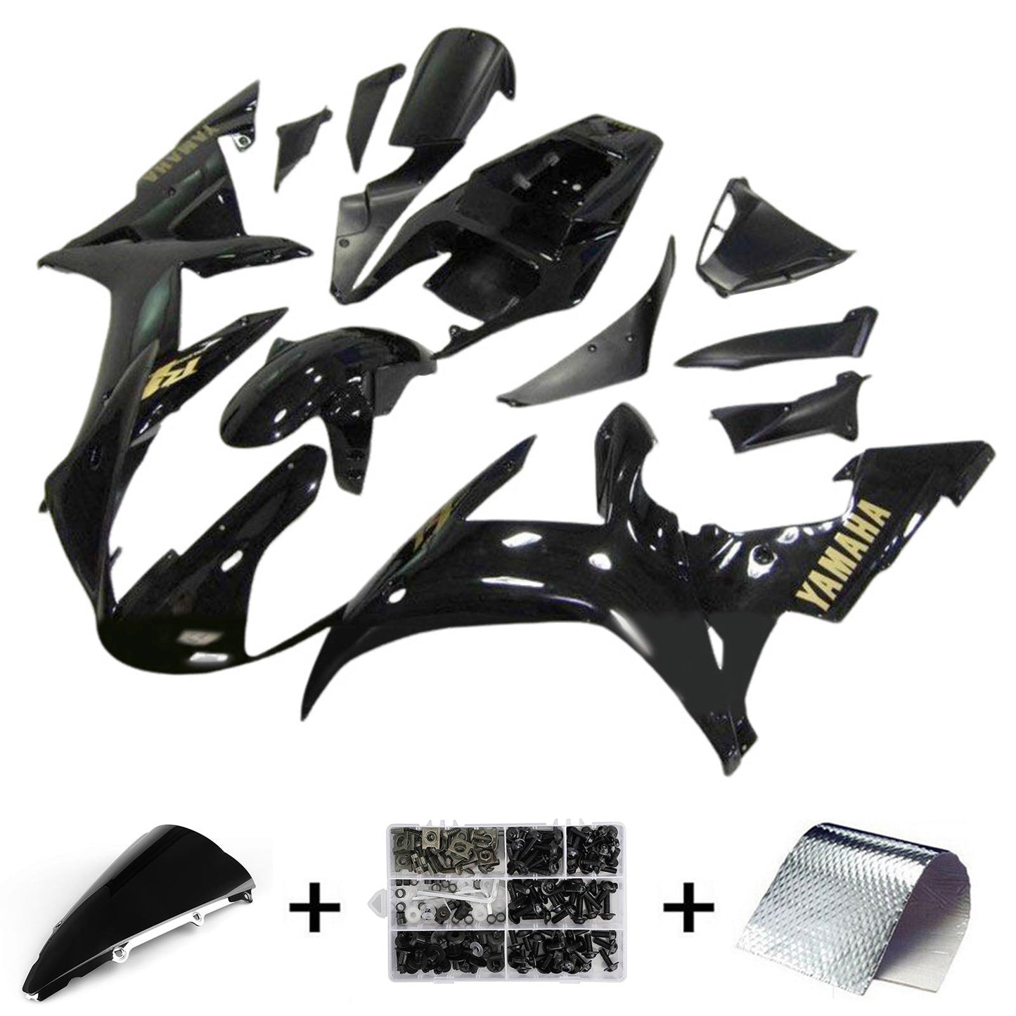 2002-2003 Yamaha YZF 1000 R1 Injection Fairing Kit Bodywork Plastic ABS