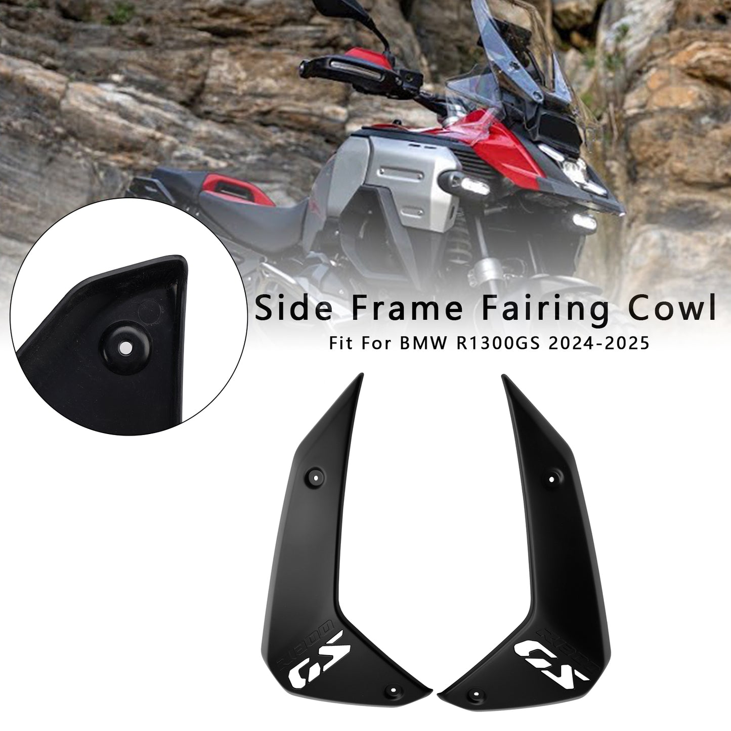 Side Frame Fairing Cowl Guards Radiator Cover For BMW R1300GS 2024-2025