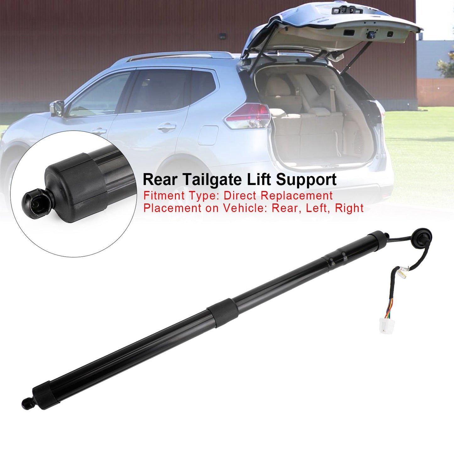 2017-2019 Nissan Rogue SV Hybrid Sport Utility 4-Door 2.0L Rear Tailgate Power Hatch Lift Support W/ Opener 90561-4BA4A