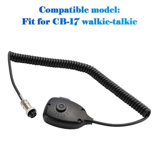 IP54 Waterproof Car Mic Microphone Fit for CB-17 Walkie-Talkie Handle Microphone