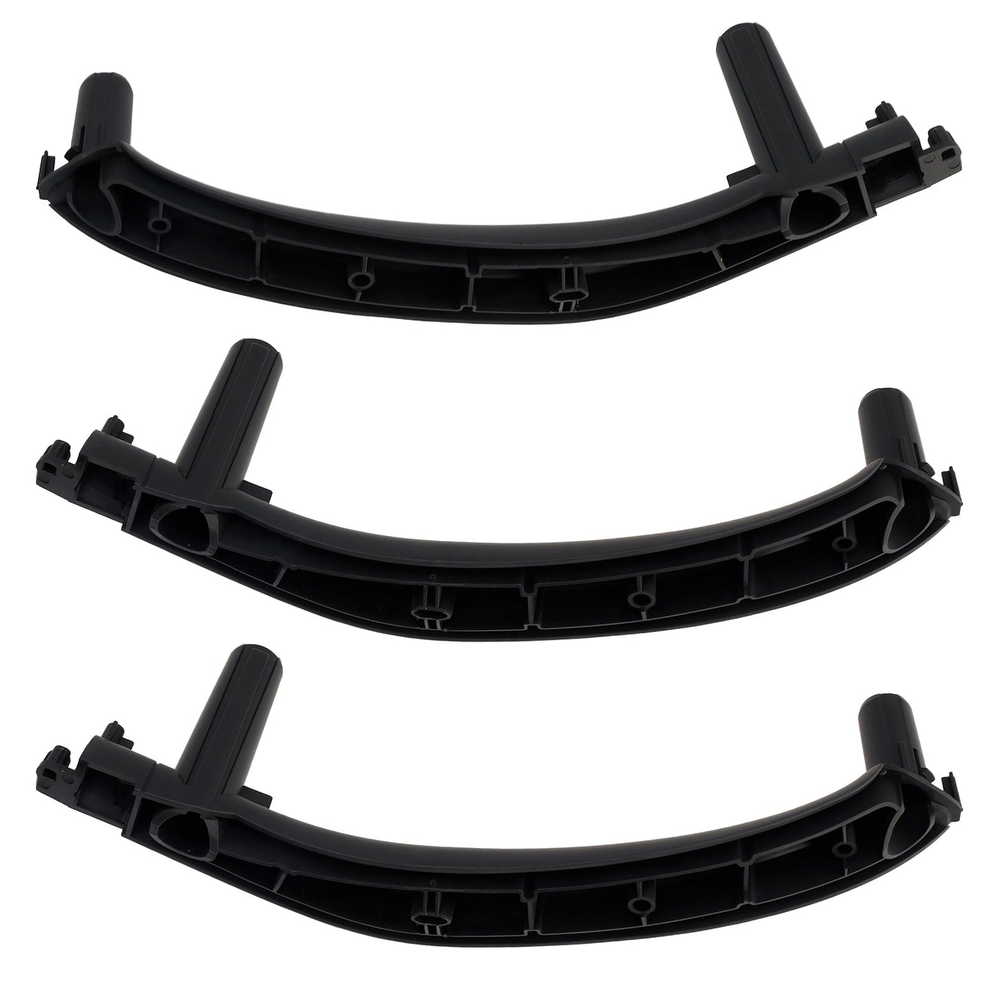 LHD 3PC Interior Door Handle Pull Cover For BMW X5 F15 X6 F16 2014-2018