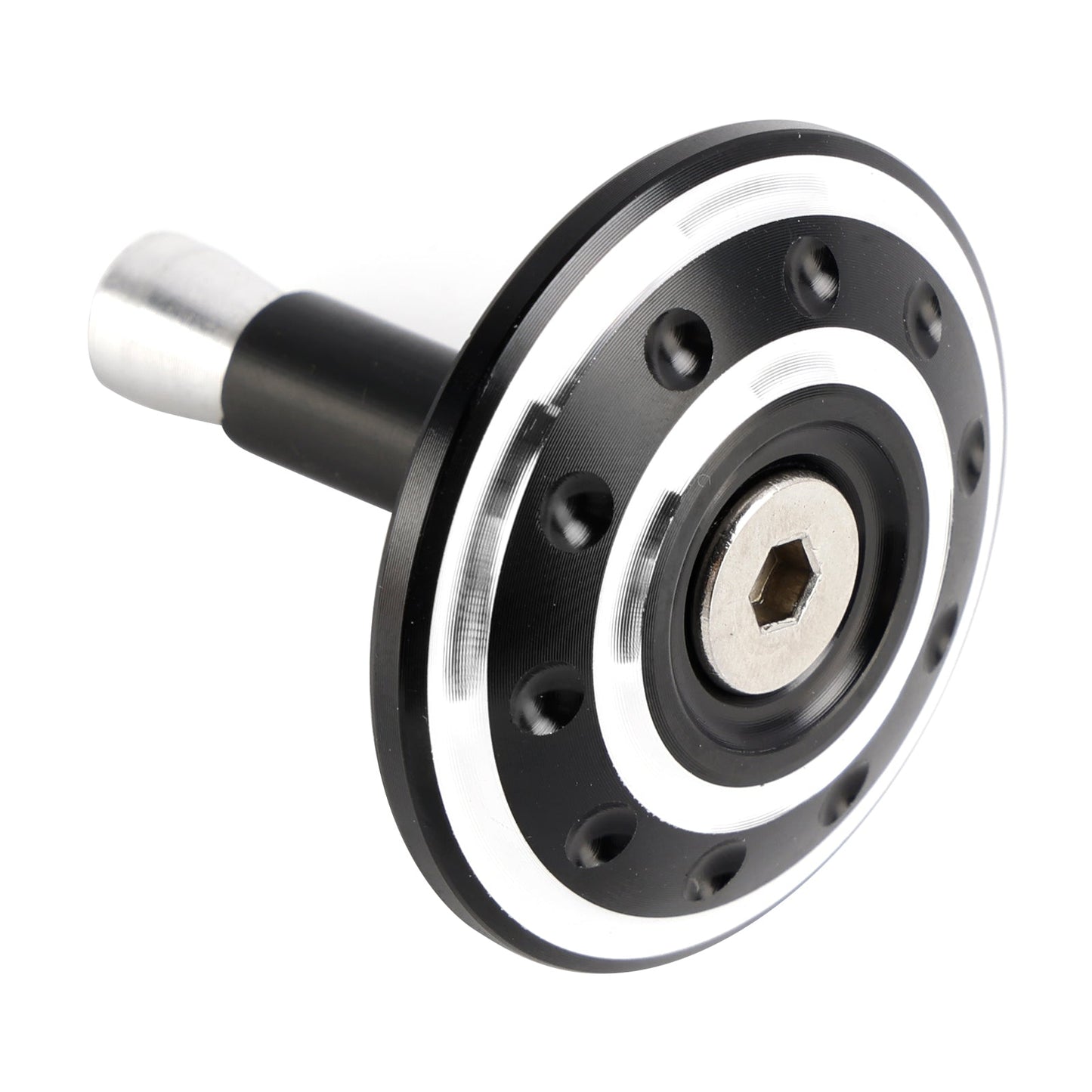 CNC Aluminum Hole Frame Plug Cap for Bonneville T100 & T120 2016-2024 Black