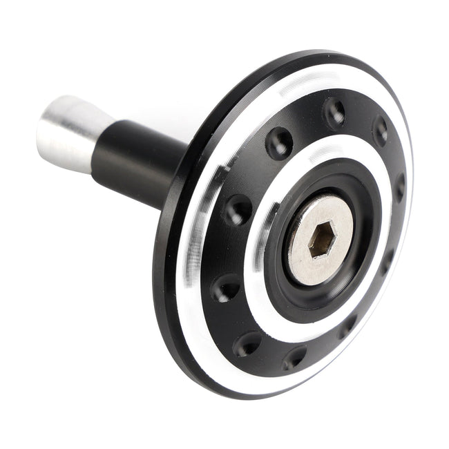 CNC Aluminum Hole Frame Plug Cap for Bonneville T100 & T120 2016-2024 Black