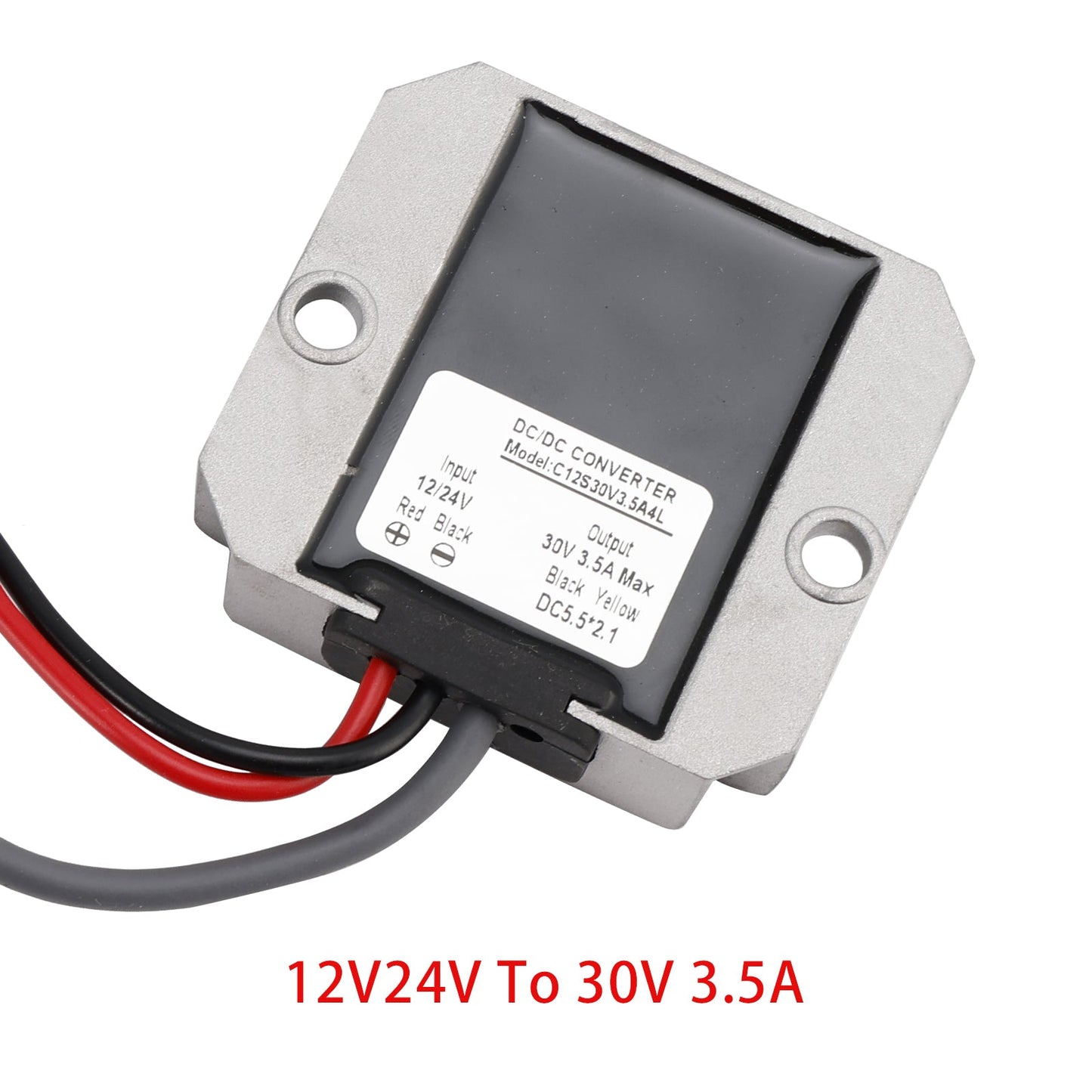 Mini Step Up Power Converter DC Power Cable 12V/24V to 30V 3.5A 105W