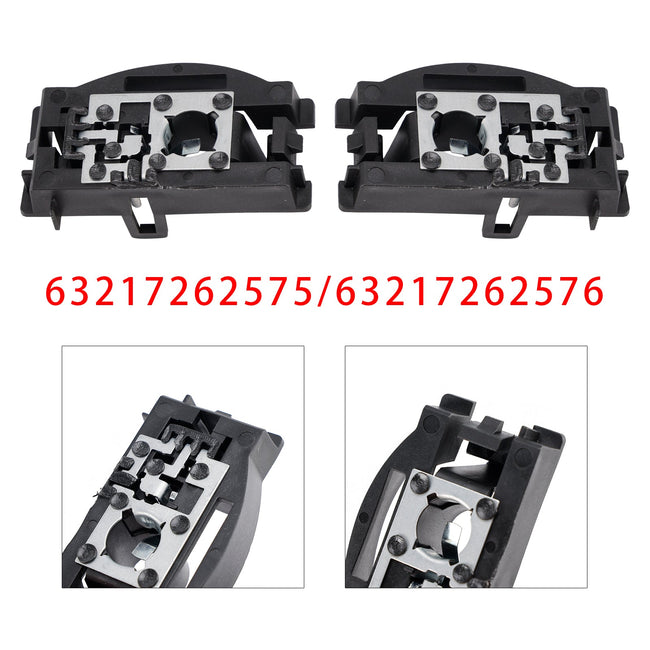 2008-2013 BMW X5 E70 Left+Right Rear Trunk Lid Tail Light Bulb Holder Socket 63217262575 63217262576