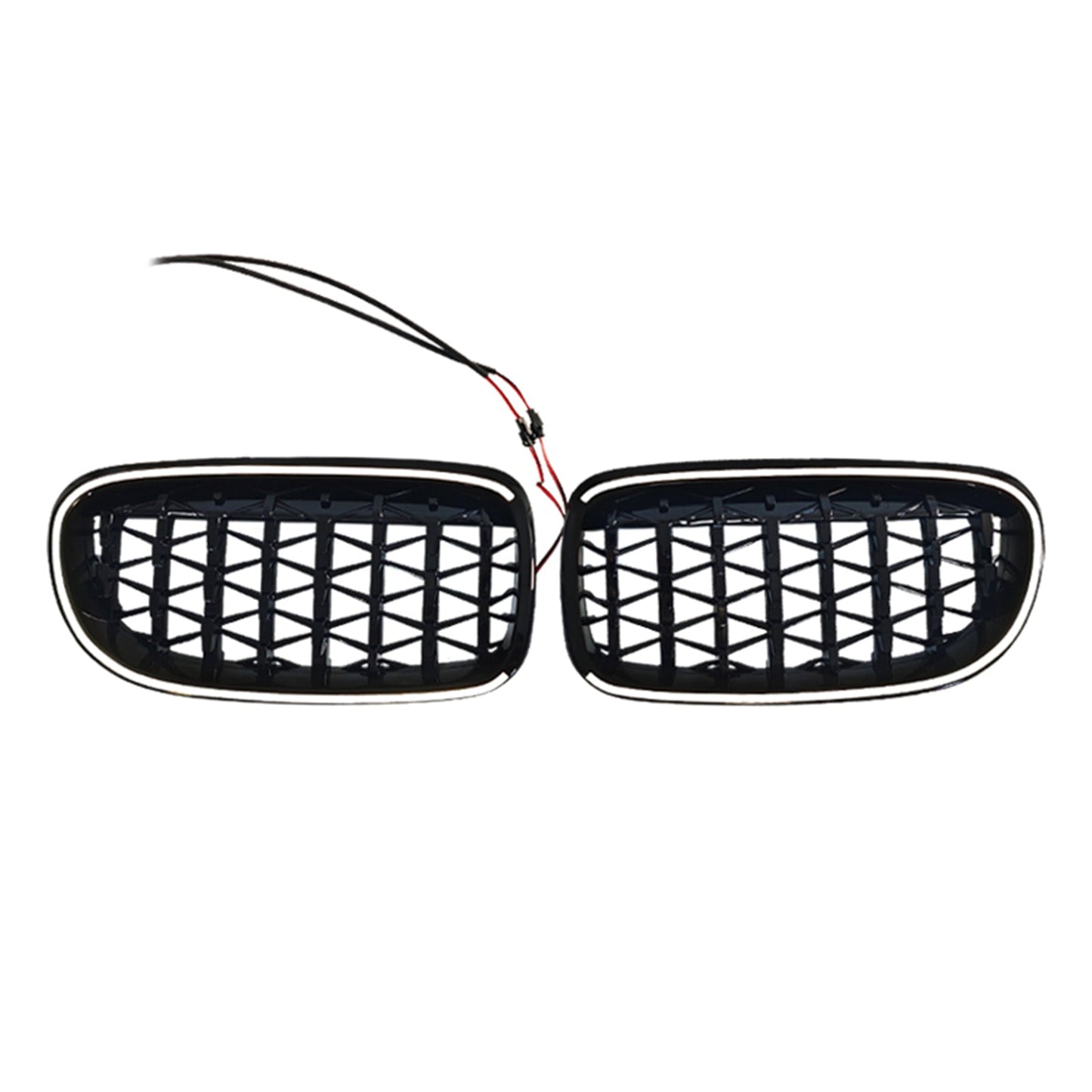 2009-2011 Fit BMW 3 Series E90/E91 LCI Diamond Front Kidney Grill Grille