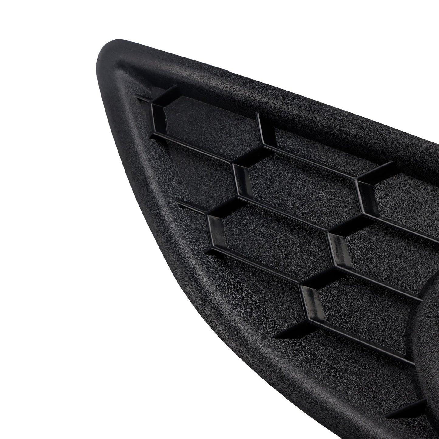 2013-2017 Ford Fiesta 2PCS Matte Black Front Fog Light Lamp Cover Grille