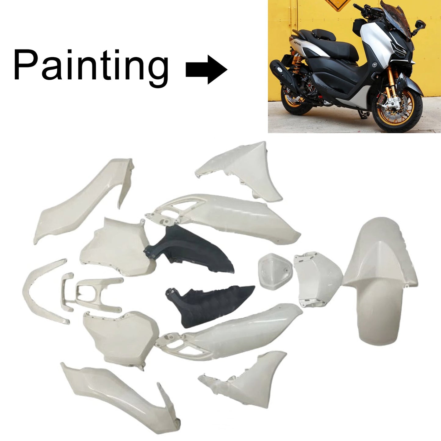 2020-2024 Yamaha NMAX 125 155 250 Injection Fairing Kit Bodywork