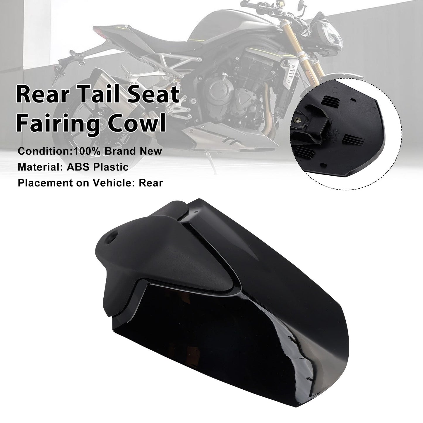 2021-2024 For Speed Triple 1200 RS Rear Tail Seat Fairing Cowl Cover