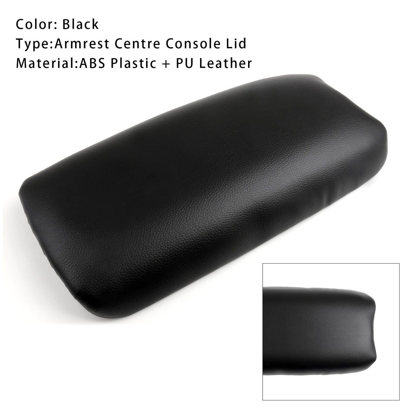 2006-2009 Honda CIVIC Black Leather Armrest Centre Console Lid