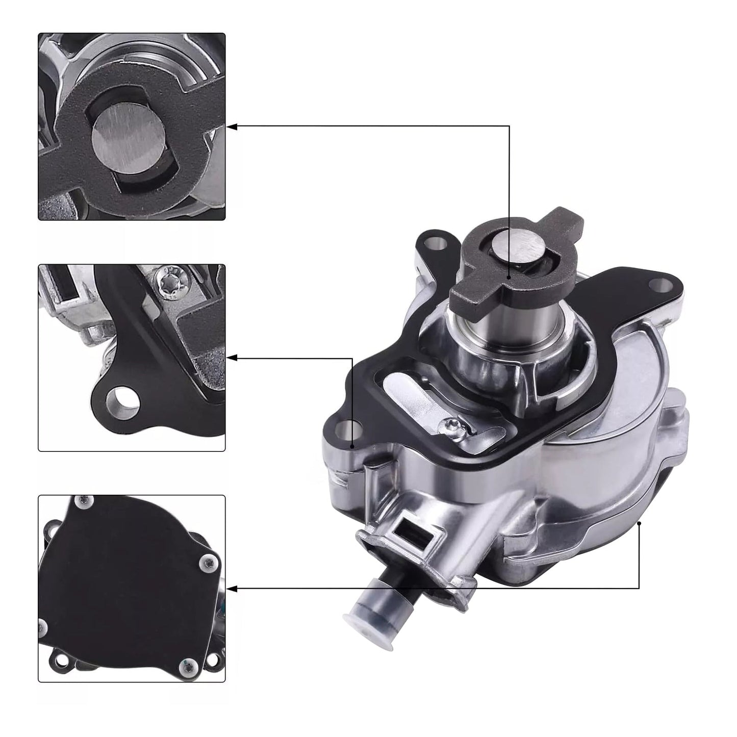 2006 Volkswagen Jetta 2.5L 5 cylinder A/T Value Edition Sedan Vacuum Pump 07K145100H 904-817