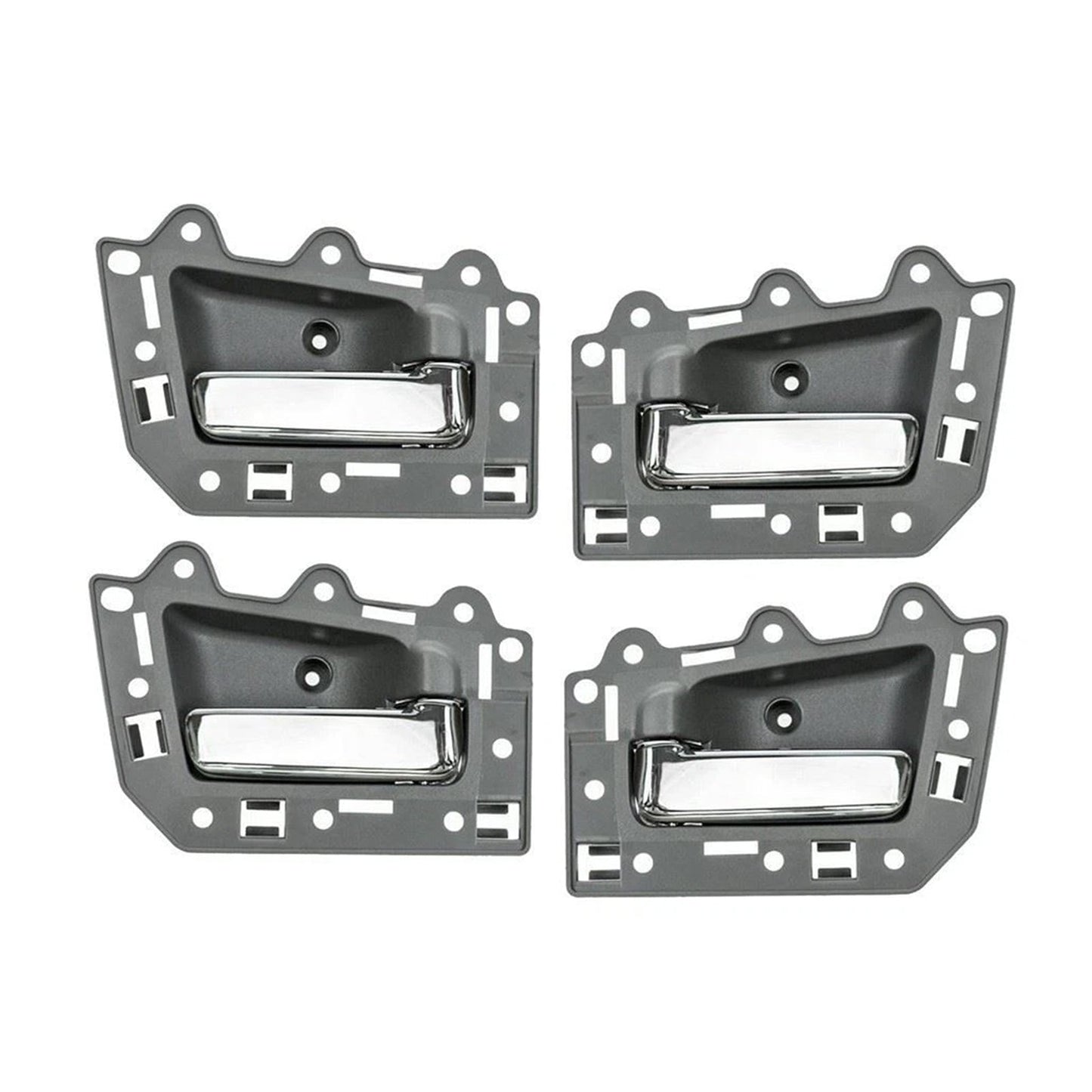 4pcs Front Rear Inside Inner Door Handle Chrome For Jeep Grand Cherokee 2005-2011