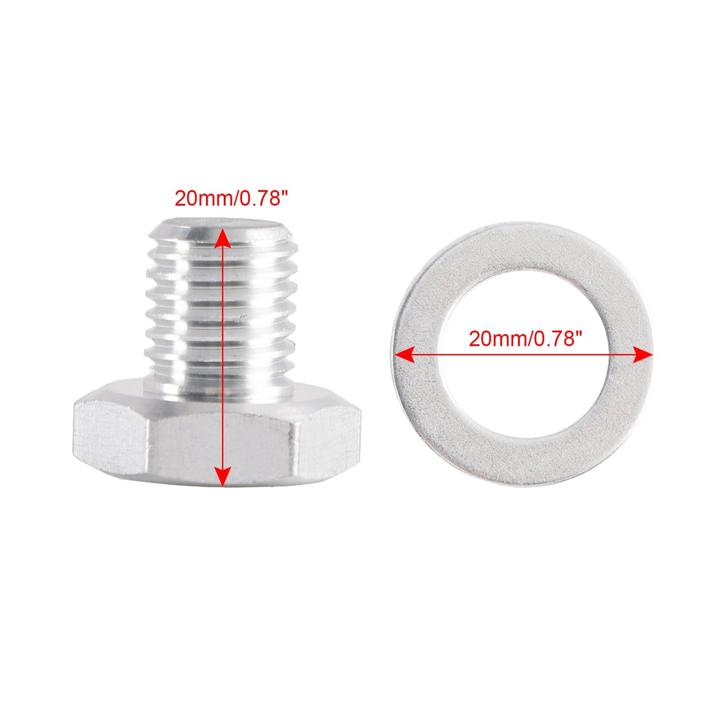 1997-2014 GM LS Series EnginesCylinder Head Plug for Coolant Temperature Sensor Hole M12-1.5 LS1 LSX LS3