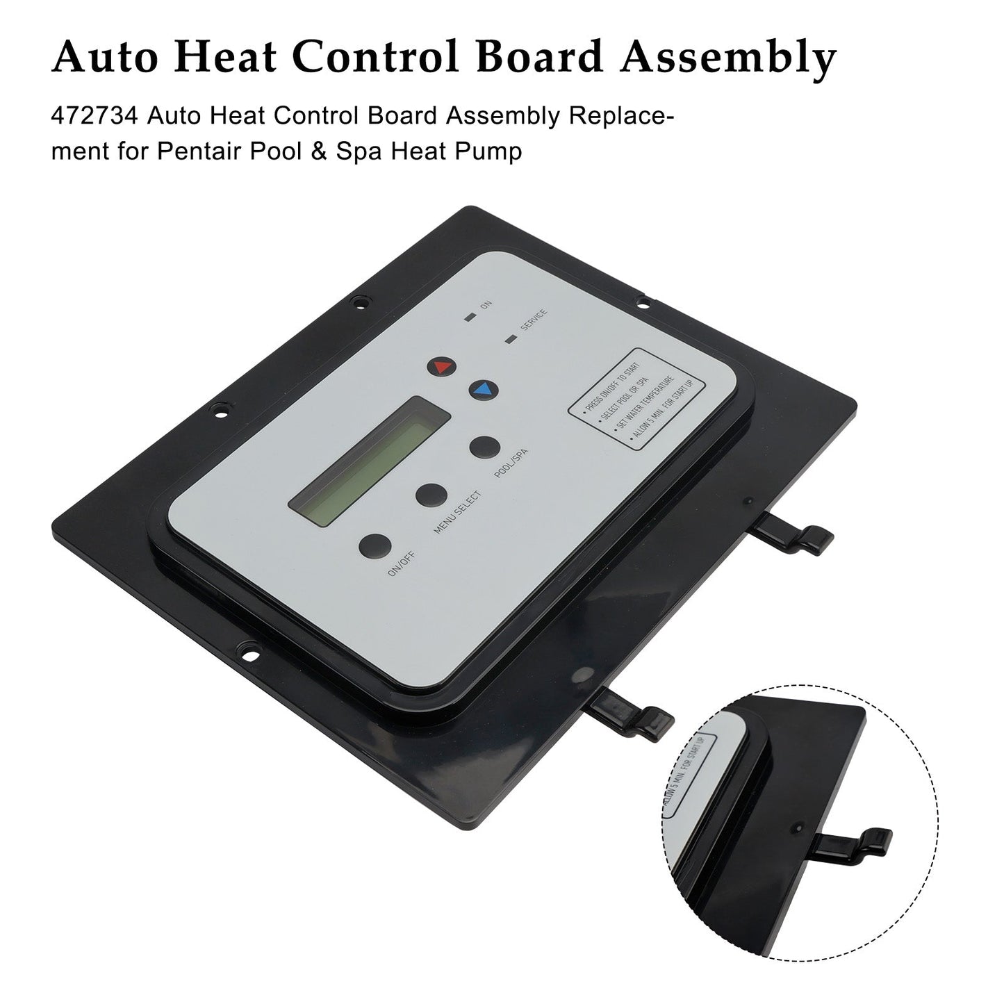 472734 Auto Heat Control Board Assembly Replacement for Pentair UltraTemp