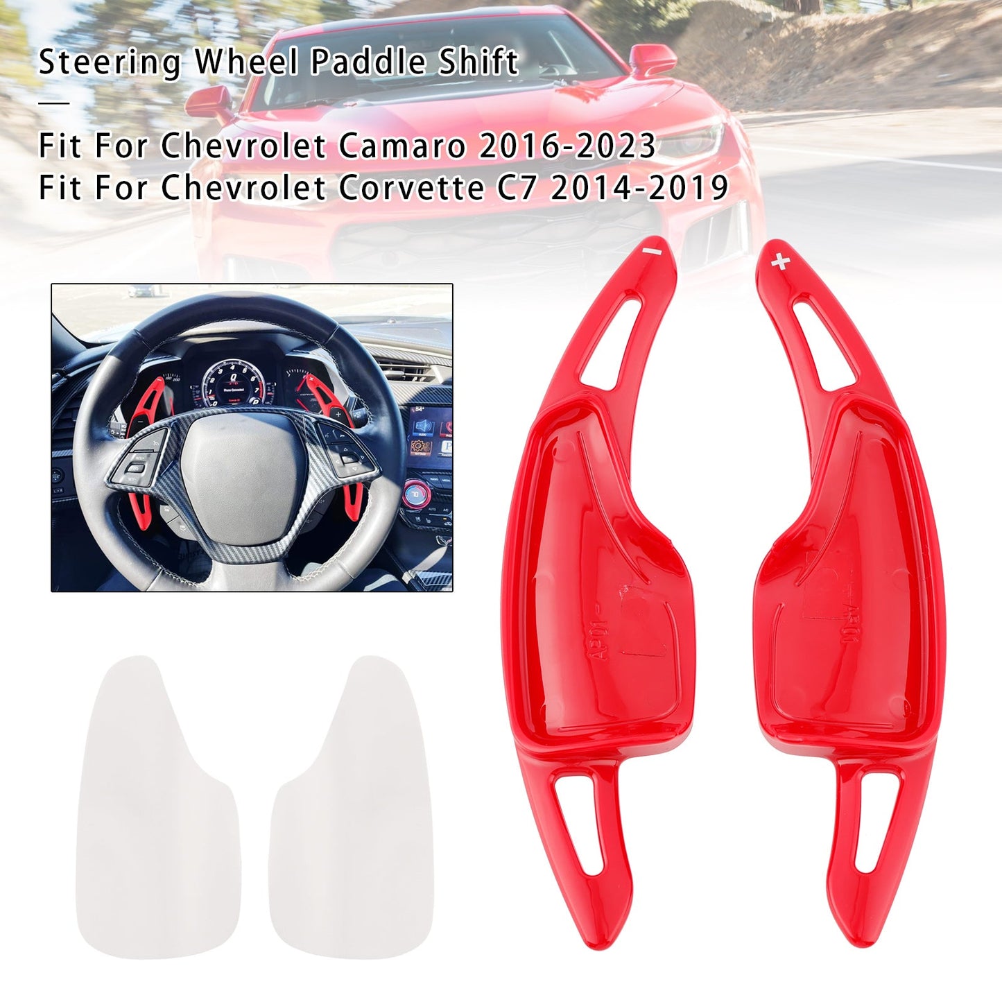 Steering Wheel Paddle Shifter For Chevrolet C7 Corvette Camaro 2014-2023