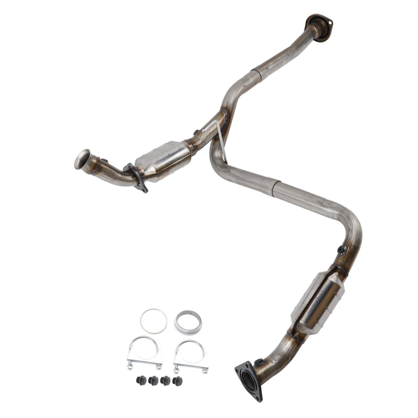 Y Pipe With Catalytic Converters For Chevy Silverado 2500 HD V8 6.0L 2011-2017