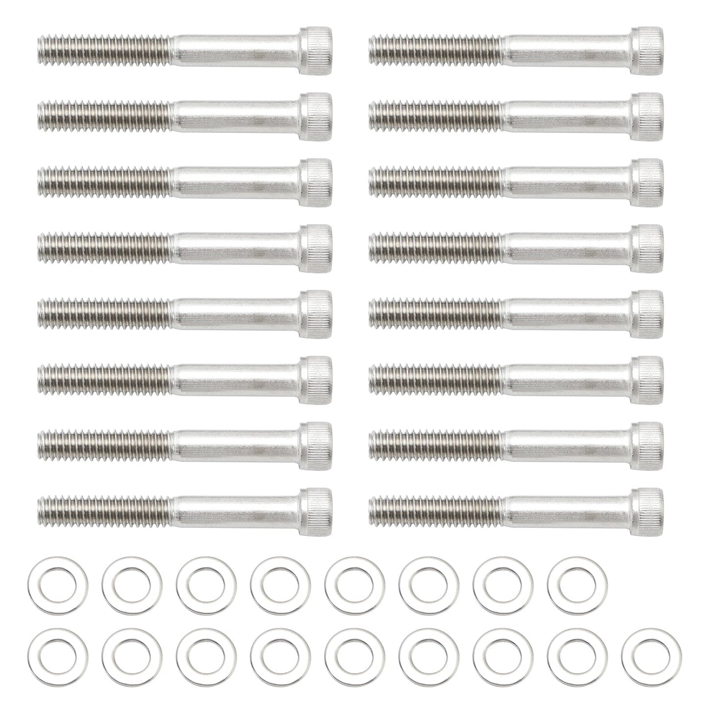 Engine Covers Stainless UNC Allen screw kit 59pcs For Sportster XL 2004-up