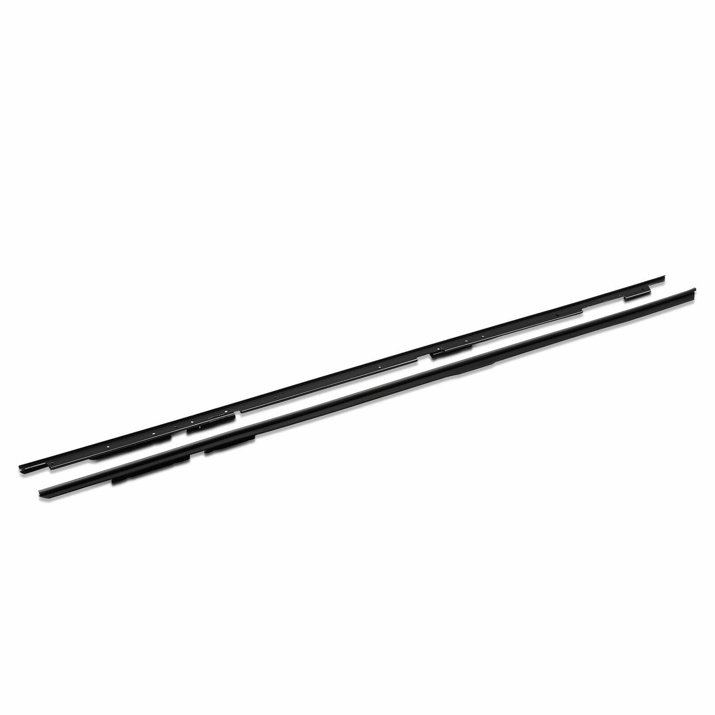 1991-1992 For Pontiac Firebird Outer Side 2PCS Door Window Sweep Weatherstrip Seals Outer 1AWSK00155