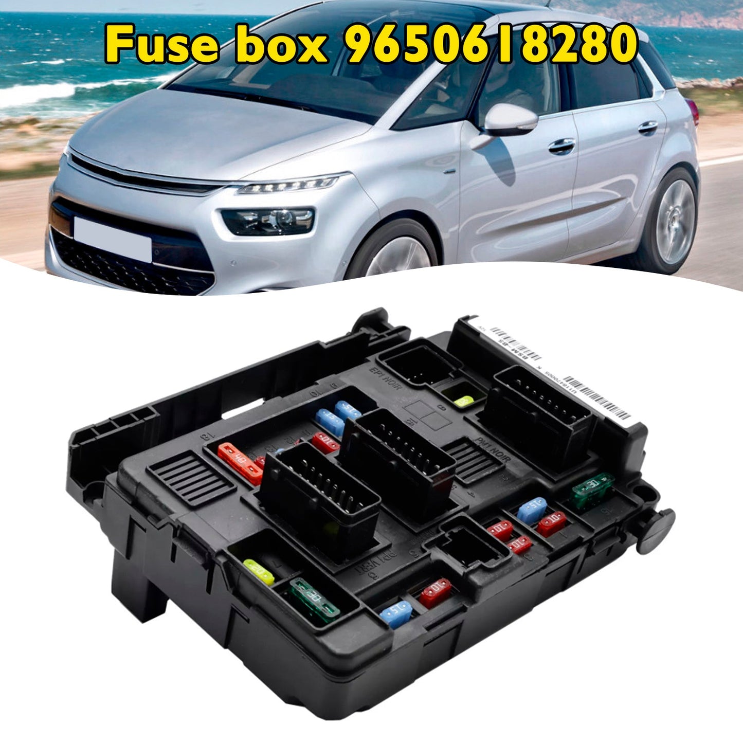 2003-2009 CITROEN C2 1.1 8V 1.4 16V 1.4 8V 1.4 HDI 1.6 16V 1.6 HDI Fuse Box Module BSM 9650618280